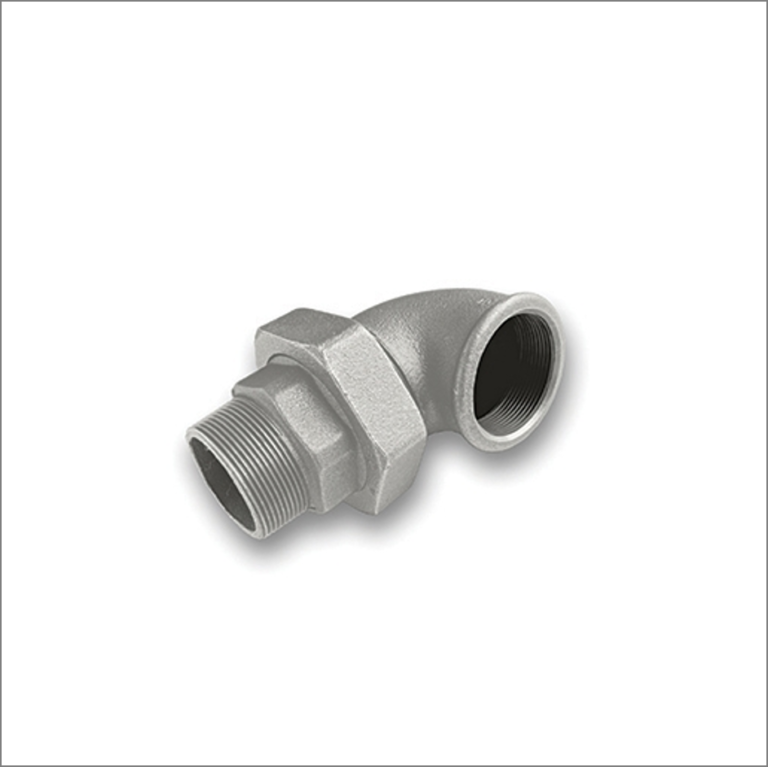 Union Elbow Male Female Galvanised Malleable Iron Pipe Fitting