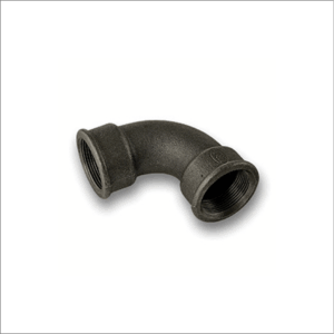 Black-Malleable-Iron-Short-Bend-Female-Female-90-Degree