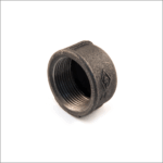 Black-Malleable-Iron-Round-Cap