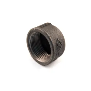 Black-Malleable-Iron-Round-Cap