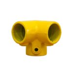 Yellow-Key-Clamp-Three-Way-90-Degree-Elbow-Corner