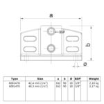 Base-Flange-With-Toe-Board-Key-Clamp-Data-Sheet