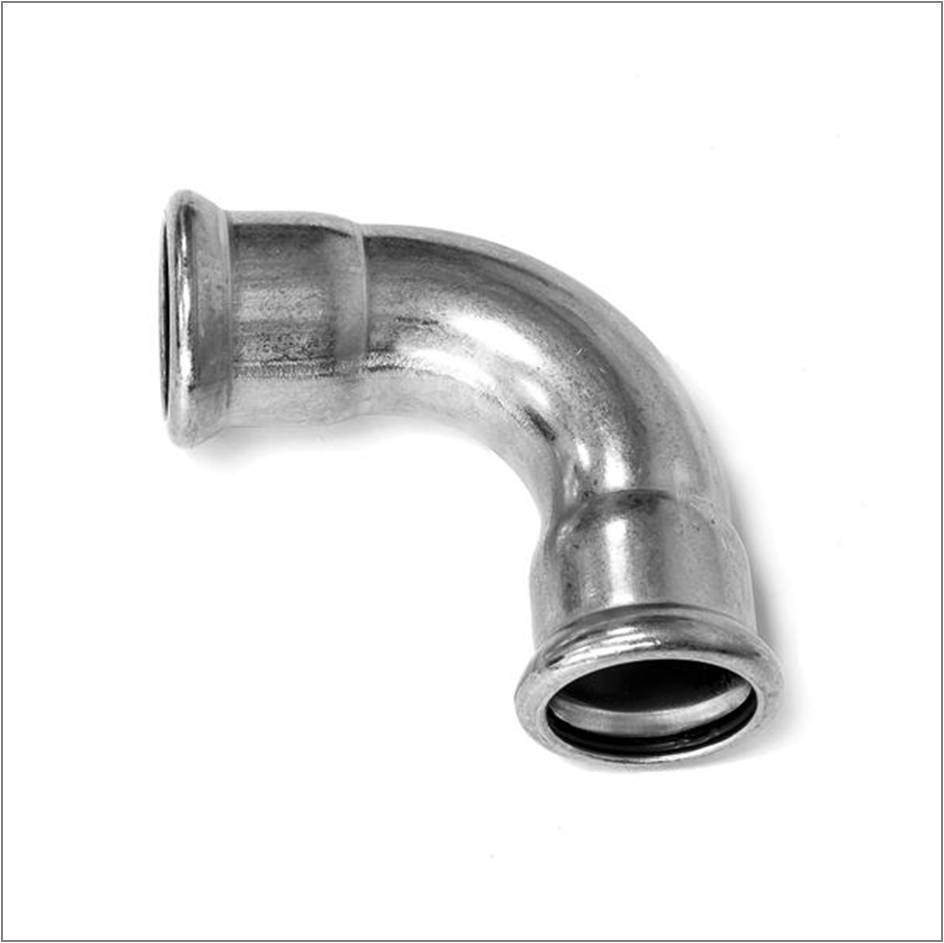 90 Elbow Press Fitting Stainless Steel - Pipe Dream Fittings