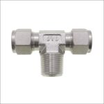 MALE-BRANCH-TEE-NPT-TWIN-FERRULE-STAINLESS-STEEL