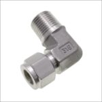 MALE-STUD-ELBOW-NPT-TWIN-FERRULE-STAINLESS-STEEL