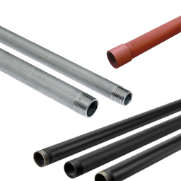 Black Self Colour, Red Oxide & Galvanised Steel Pipe & Tube