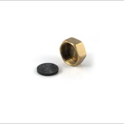 Brass-Blanking-Cap-And-Washer-Threaded-Fitting
