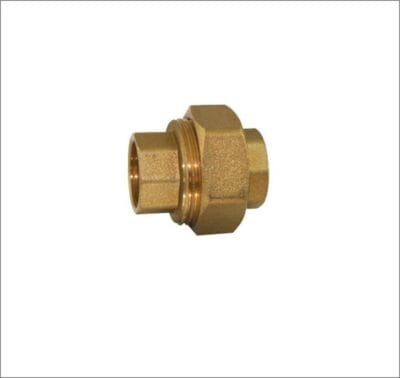 F-X-F-Cone-Seat-Union-Brass-Threaded-Fitting