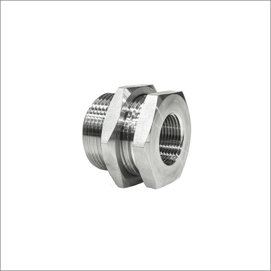 FEMALE BULKHEAD BSPP 316 STAINLESS STEEL Hydraulic Fitting