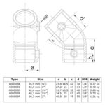 45-Degree-Tee-Key-Clamp-Data-Sheet