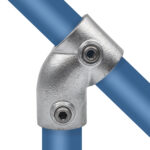 45-Degree-Tee-Key-Clamp-Pipe