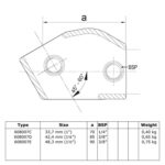 Adjustable-Short-Tee-Key-Clamp-Pipe-Data-Sheet