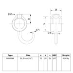 Coat-Hook-Key-Clamp-Data-Sheet-21mm