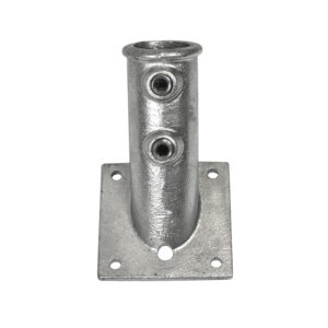Flag-Pole-Holder-Square-Base-Key-Clamp-Fitting