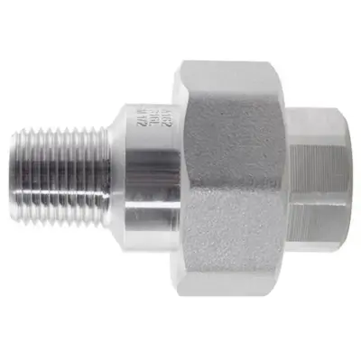 BSPT-Conical-Seat-Union-MaleFemale-3000LB-316-Stainless-Steel