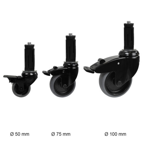 swivel-wheel-black-50mm-three-sizes-key-clamp