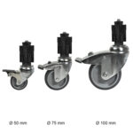 swivel-wheel-silver-Three-Sizes-Key-Clamp
