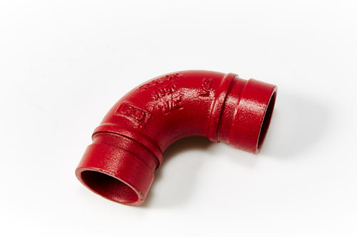 Grooved-Pipe-Fitting-90-Degree-Elbow-Red