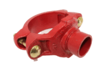 Grooved-Pipe-Fitting-Mechanical-Tee-Red