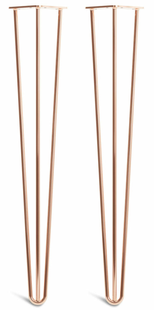 Copper-Hairpin-Legs-Pair