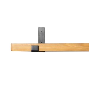Curved Lip Shelf Brackets | Powder Coated Style (Pair)
