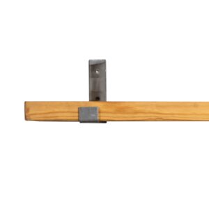 Curved Lip Shelf Brackets | Industrial Style (Pair)