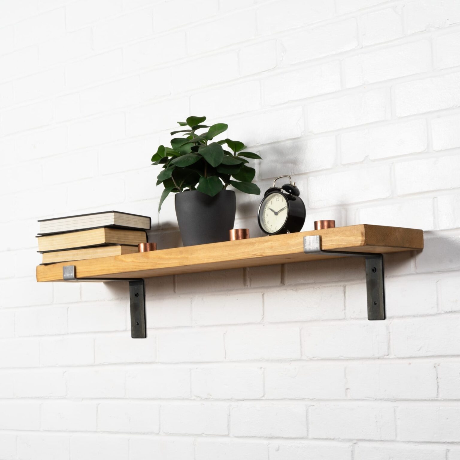 Reversed Lip Shelf Brackets Industrial Style (Pair) Pipe Dream Fittings