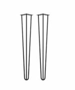 Hairpin Table Legs (pair) | Industrial Style - Black