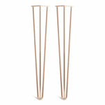 Hairpin Table Legs (pair) | Industrial Style - Copper