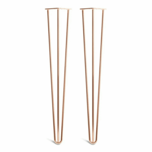 Hairpin Table Legs (pair) | Industrial Style - Copper