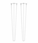 Hairpin Table Legs (pair) | Industrial Style - White