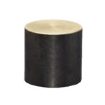 Black-Mild-Steel-Threaded-Cap