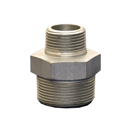 Galv-Mild-Steel-Threaded-Recuing-Hex-Nipple