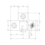 Side-Outlet-Tee-Square-Black-Box-Section-Key-Clamp-Data-Sheet