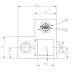 Three-Way-Through-Square-Black-Box-Section-Key-Clamp-Data-Sheet