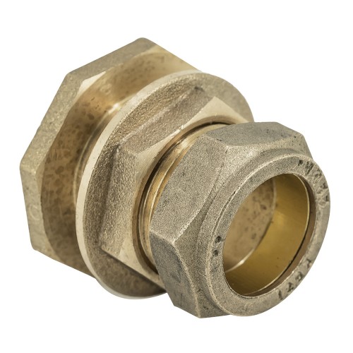 Flanged-Tank-Connector-DZR-Compression-Fitting