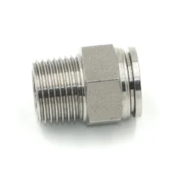 Male-Connector-BSPT-Push-In-Fitting-Stainless-Steel