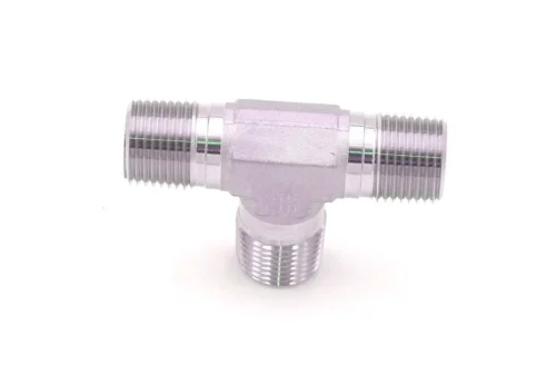 NPT-Male-X-Male-X-Male-Equal-Tee-316-Stainless-Steel-Instrumentation-Fittings
