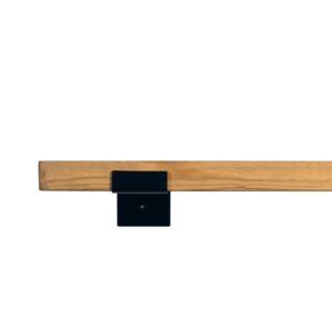 Chunky Reversed Lip Shelf Brackets | Powder Coated Style (Pair)