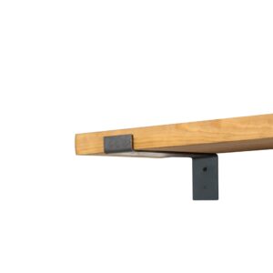 Chunky Reversed Lip Shelf Brackets | Industrial Style (Pair)