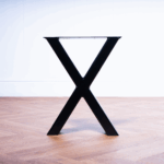 Chunky X Bench Legs Industrial Steel_01