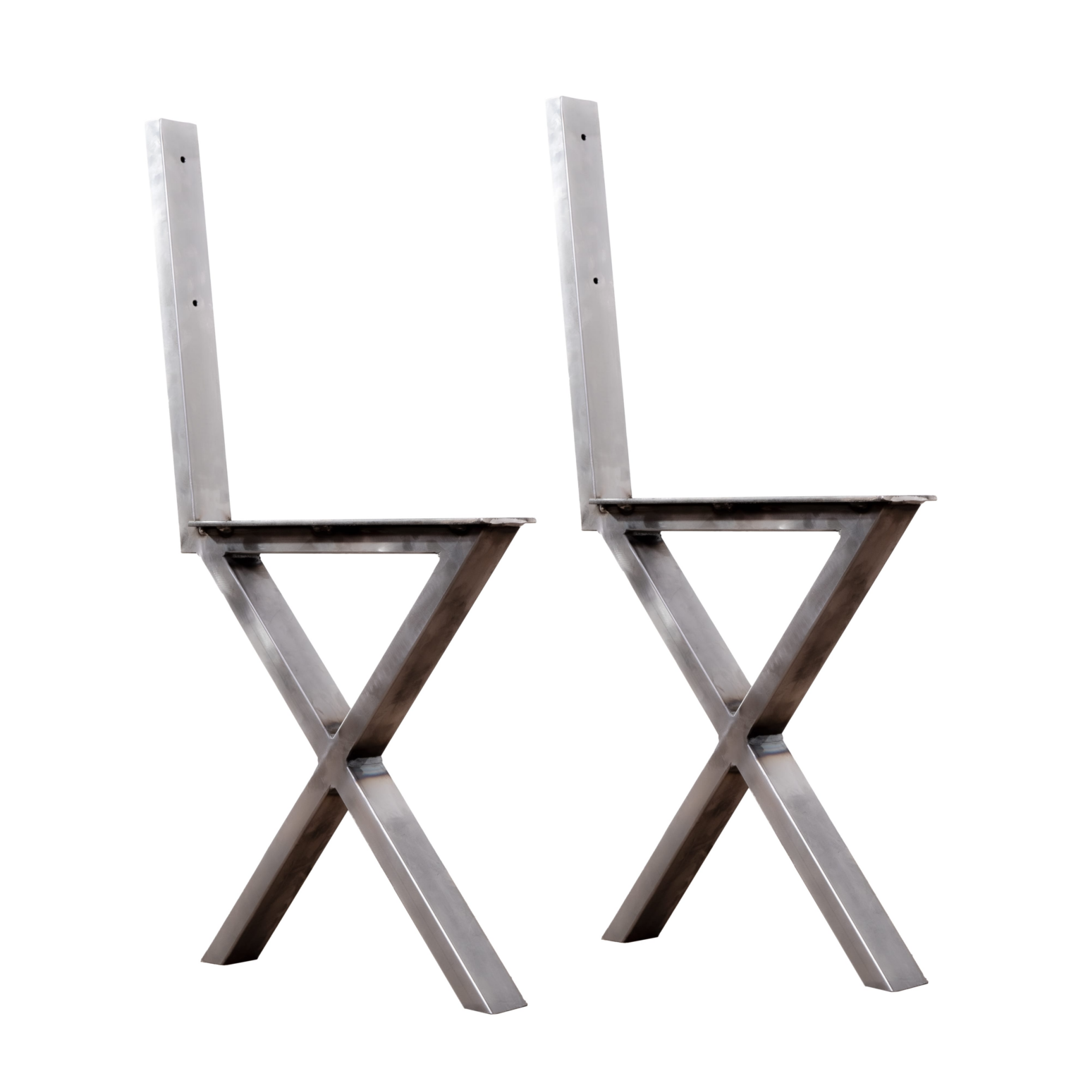 Classic X Industrial Steel Bench Legs Pair Pipe Dream Fittings