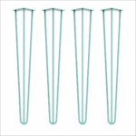 Hairpin Table Legs In Duck Egg x4 | Industrial Style