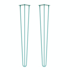 Hairpin Table Legs In Duck Egg Pair | Industrial Style