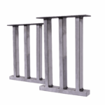 Pantheon Industrial Steel Bench Legs – Pair