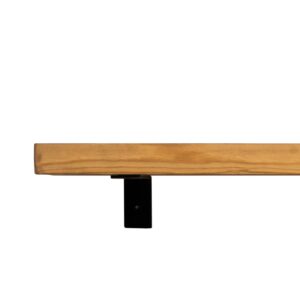 Rustic 'L' Brackets | Powder Coated Style (Pair)