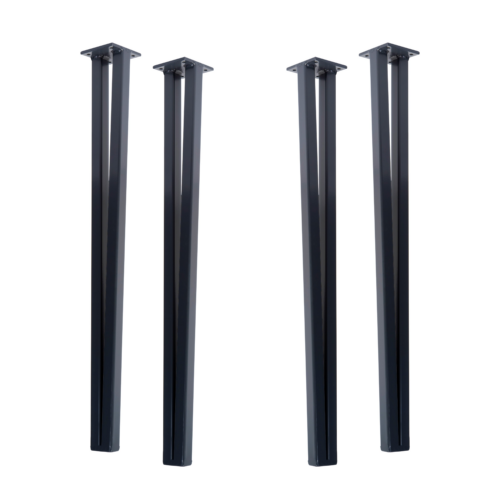 Straight Box Hairpin Industrial Steel Table Legs_01