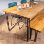 Straight Box Hairpin Industrial Steel Table Legs_01