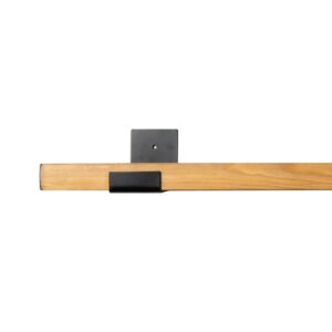 Chunky Curved Lip Shelf Brackets | Powder Coated Style (Pair)