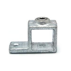 Galvanised Square Single Fixing Pad 25MM